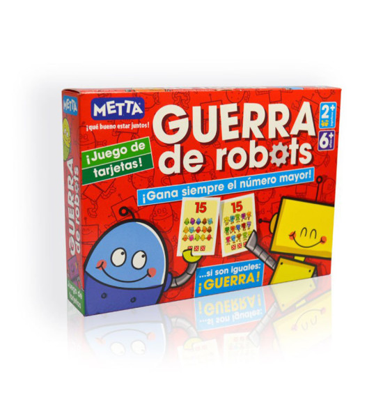 Juego Entretenimiento, Guerra de Robots, juego de Tarjetas, (+6 años), Unidad
