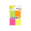 Notas Adhesivas, Neón, (4 colores) 1.5" x 2" (38 mm x 51 mm), Blister x 4 Blocks, 50 h. x Block