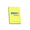 Notas Adhesivas, Amarillo Neon, 3" x 2" (76 mm x 51 mm), Block x 100 h.