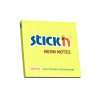 Notas Adhesivas, Amarillo Neon, 3" x 3" (76 mm x 76 mm), Block x 100 h.