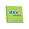 Notas Adhesivas, Verde Neon, 3" x 3" (76 mm x 76 mm), Block x 100 h.