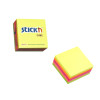 Cubo N. Adhesivas Neón, 3" x 3" (76 mm x 76 mm), Multicolor, 400 h.