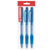 Bolígrafo Retractil, Liner 308 Grip, Punta Media 0.45 mm, Azul, Pack x 3 Unds.