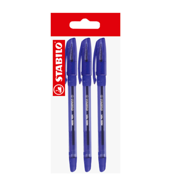 Bolígrafo, Bille Hi-Flux 508NF, Punta Aguja 0.38 mm, Azul, Pack x 3 Unds.