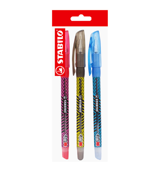Bolígrafo, Exam Grade, 587XF, Punta Aguja 0.34 mm, Pack x 3 Unds. Azul, Negro, Rojo