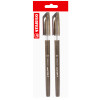 Bolígrafo, Excel 828NF, Punta Aguja 0.38 mm, cuerpo opaco, Negro, Pack x 2 Unds.