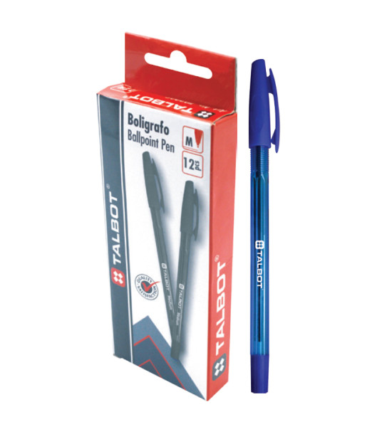 Bolígrafo, Puta Media 0.45 mm, Azul, Caja x 12 Unds.