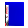 Carpeta de Presentación Plástica, Tam. A4/Carta, 10 hojas protectoras, Negro-Azul, Und.