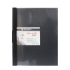 Folder Plástico, con Clip Frontal. Tam. Carta/A4, 8.5" x 11", Capacidad 25 hojas. Transparente-Azul. Unidad. 