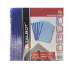Folder Plástico con Varilla, Tam. Carta, Azul, Pack x 6 Unds.
