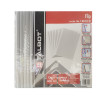 Folder Plástico con Varilla, Tam. Carta, Blanco/Transparente, Pack x 6 Unds.