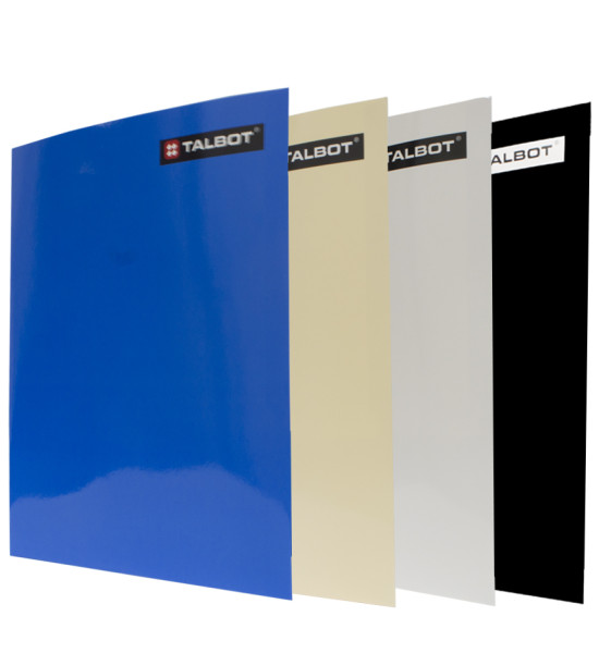 Folder Satinado, con 2 Bolsillos, Tam. Carta, Colores Surtidos (Azul, Negro, Crema, Blanco). Unidad.