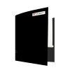 Folder Satinado, con 2 Bolsillos, Tam. Carta, Negro. Unidad
