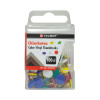 Chinchetas, Tipo Plano Vinyl, Caja Plastica x 100 Unds.
