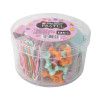 Set, Talbot Colors Pastel, Chinchetas, Clips, Sujetapapeles. Caja Plastica Circular, Set