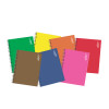 Cuaderno Espiral Tapa Dura, Tam. Carta (8.5" x 11"), 6 Materias, 150 hojas (300 pág.), Hojas Rayadas, Tapas con Colores Surtidos