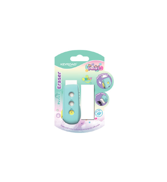 Borrador, Smile Pastel, Blister x 1 Und. + Repuesto