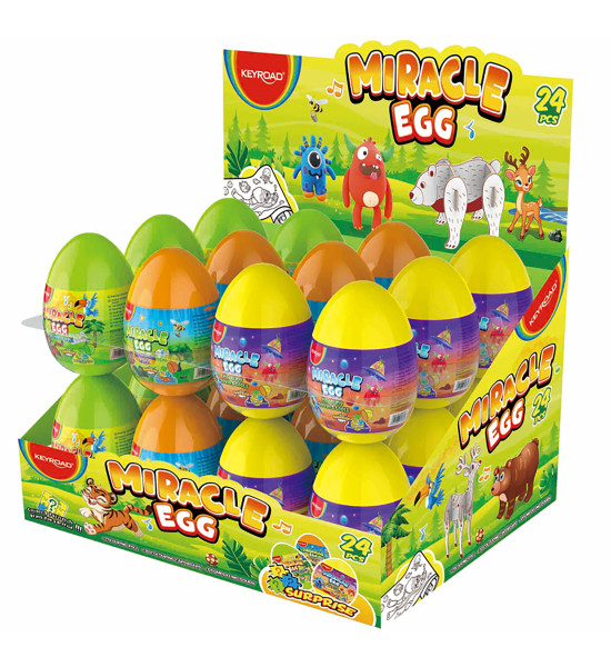 Huevos Sorpresa, Miracle Magic Eggs, Exh x 24 Unds
