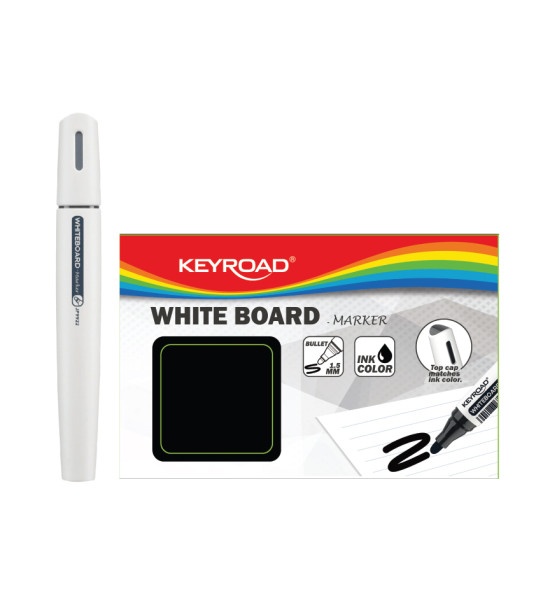 Marc. Pizarra, Whiteboard, P. Red. 2.3 mm, Negro, Caja x 12