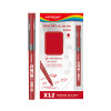 Bolígrafo, Gel 0.5 mm, Rojo, Caja x 12 Unds. 