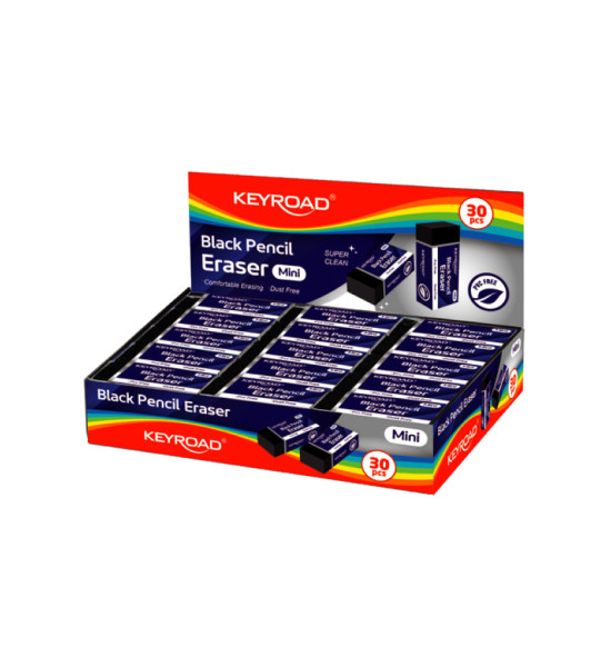 Borrador, Black Eraser, Caja x 30 Unds.