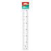 Regla Plástica, Rígida, 30 cm. (solo cm), Pack x 1 Und.