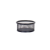 Porta Clips, Metálico, Circular, (4 cm Alto x 8.5 cm Ancho x 8.5 cm Prof), Negro, Unidad