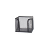 Porta Notas, Metálico, (8.5 cm Alto x 9.3 cm Ancho x 9.3 cm Prof), Negro, Unidad