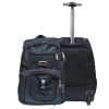 Mochila para Laptop con Ruedas (Trolley), Nylon Reforzado, 18", Negro. Unidad