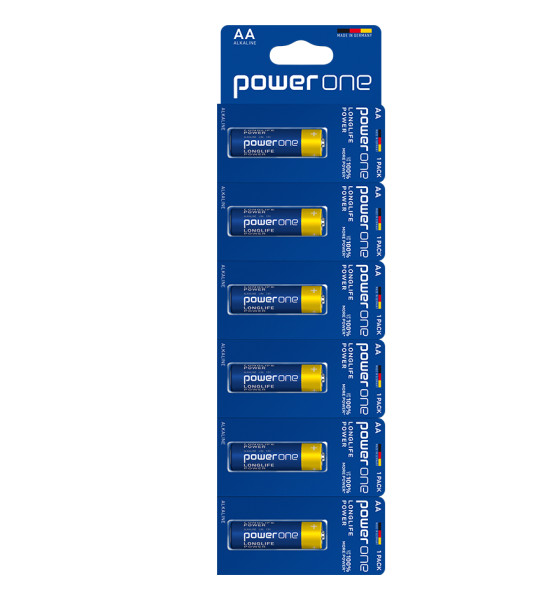 Pilas Alcalinas, Longlife Power, AA - Blister x 6 Unds (Tear Off)