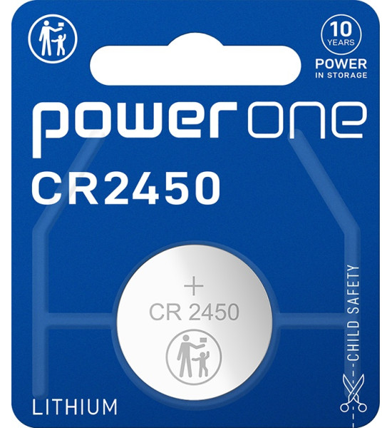 Pila de Litio, CR2450 - Blister x 1 Und.