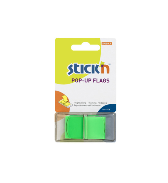Film Index, Pop-Up, 45 mm x 25 mm, Blister x 50 Barras, Col. Verde Limon