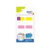 Pestañas p/folders, (28 mm x 25 mm), Blister x Colores Pastel,  60 Pestañas x Blister