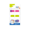 Pestañas p/folders, (28 mm x 25 mm), Blister x Colores Magenta,  60 Pestañas x Blister