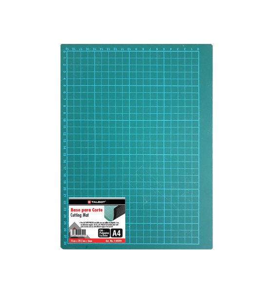 Base/Tapete para Corte, cm y pulg, Tam. A4 (8.27x11.7 pulg.), 1 Und
