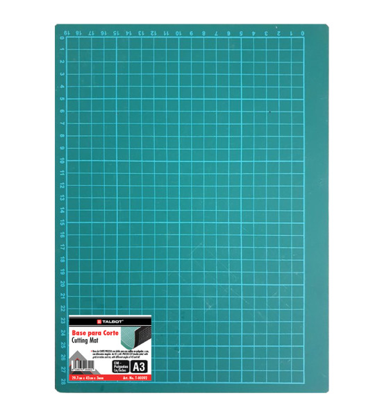 Base/Tapete para Corte, cm y pulg, Tam. A3 (11.7x16.5 pulg.), 1 Und