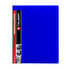 Carpeta de Presentación Plástica, Tam. Oficio, 10 hojas protectoras, Negro-Azul, Und.