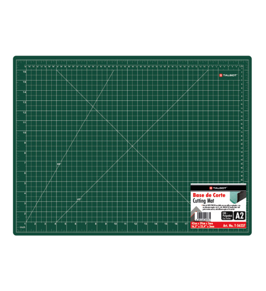 Base/Tapete para Corte, cm y pulg, Tam. A2 (16.5x23.4 pulg.), 1 Und