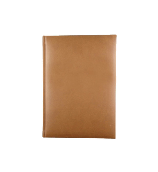 Agenda Perpetua - Ejecutiva, estilo Cuero. Tam. 14,50 cm x 21 cm, 140 hojas, Rayadas, Blancas. Unidad.