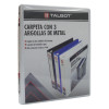Carpeta con Visor, 3 Argollas, O-Ring, 0.5 pulg, Tam. Carta, Blanco, 1 Und.