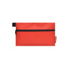 Cartuchera/Estuche Escolar, 13 x 22.5 x 1.5 cm, Colores Lisos, Rojo, 1 Und.