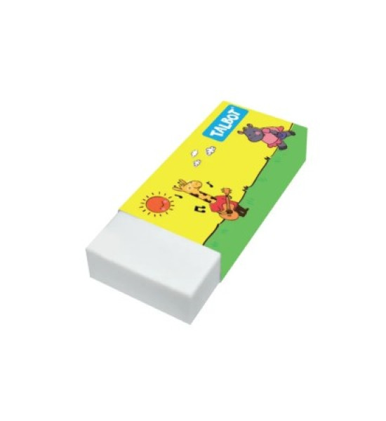 Borrador, Blanco, (85x40x12 mm), Caja x 12 Unds.