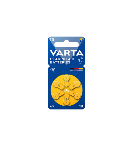 Pilas para Audifonos VARTA - 10 - Blister x 6 - VARTA