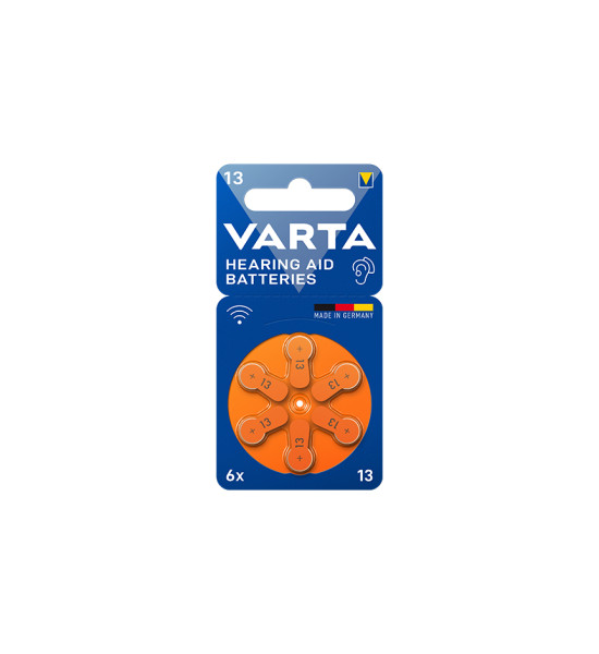 Pilas para Audifonos VARTA - 13 - Blister x 6 - VARTA
