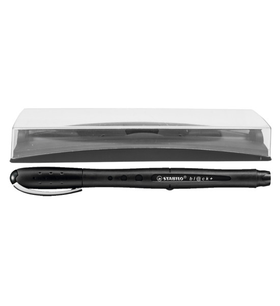 Rollerball, Bl@ck, Punta Fina 0.4 mm, Negro, + Cajita de Reglao, Unidad