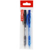 Bolígrafo Retractil, Liner 308, Punta Media 0.45 mm, Pack x 2 Unds. Azul y Negro