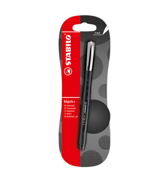 Rollerball, Bl@ck, Punta Fina 0.4 mm, Negro, Pack x 1 Und.