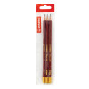 Lápices de Grafito, Swano, HB, Barniz Rojo, Cuerpo Hexagonal, Mina 2.2 mm, c/Borrador, Pack x 3 Unds.