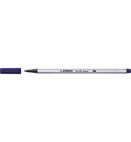 Marcador, Pen 68 Brush, Punta Pincel Flexible, Azul Prusia, Unidad
