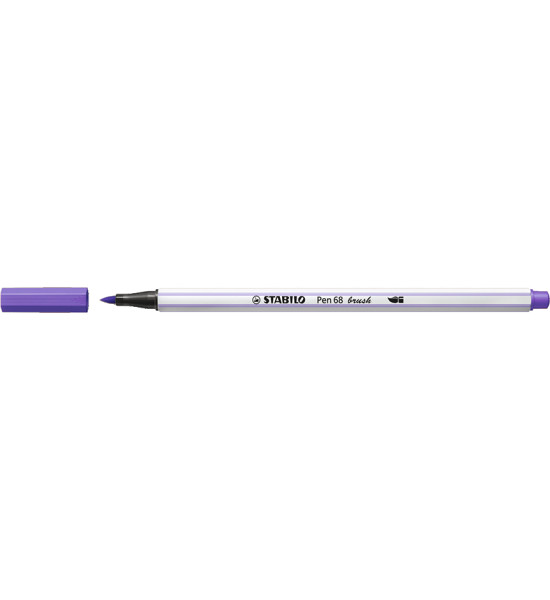 Marcador, Pen 68 Brush, Punta Pincel Flexible, Violeta, Unidad